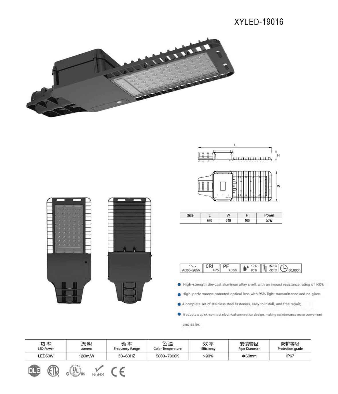 LED street light